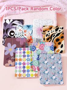1 Pc/Set IPad Painted Case, Compatible With IPad Mini4/5/6, 10.2inch Cover, Built-In Pen Slot, Support Sleep-Wake Function, Random Color, Random Pattern, Can Not Be Specified - Multicolor - View 4