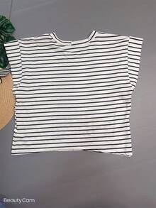 Women Tops - 黑與白 - 查看 3