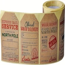 200pcs/rolls Stickers Christmas Decoration Gift Series Stickers And Labels - Multicolor - View 5