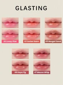 Rom&nd Romand GLASTING MELTING BALM Glasting 02 LOVEY PINK, Airy Skin-Melt Film, Blurred Iris Glow, Lip-Breathe Adherence, Peach Tea Jelly Sheer, Cool Rose Stardust, Frosted Mint Oxygen, Pocket-Size SOS Balm, No-Makeup Bare-Light Secret, K-Beauty, Korean Makeup, 3.5g/0.12oz