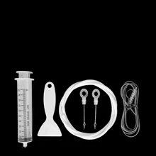 1 Set Fridge Drain Hole Dredger, Home Tool To Unblock Clogs In Drainage Pipes, Clean Water Outlets Blocked In Refrigeration Compartment - White - View 9