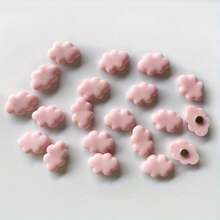 10 Stücke/set Wolke Magnetische Kühlschrankaufkleber, Karikatur Niedliche Weiße Wolke Harz Kühlschrankmagnet, Haus Büro Aufkleber, Kreative Dekorative Magnetische Aufkleber, Kühlschrankdekoration, Geschenk, Heimdekoration - rosa weiß - Übersicht 4