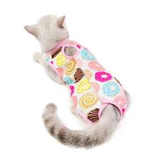 1pc Fruit Print Spay/Neuter Recovery For Cats - Multicolor - View 3