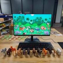 1只迷你獅子pvc仿真野生動物模型玩具,可收藏,裝飾,生日和節日禮物 - 棕色 - 查看 6