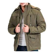 Men's Jacket For Winter - Green - View 1