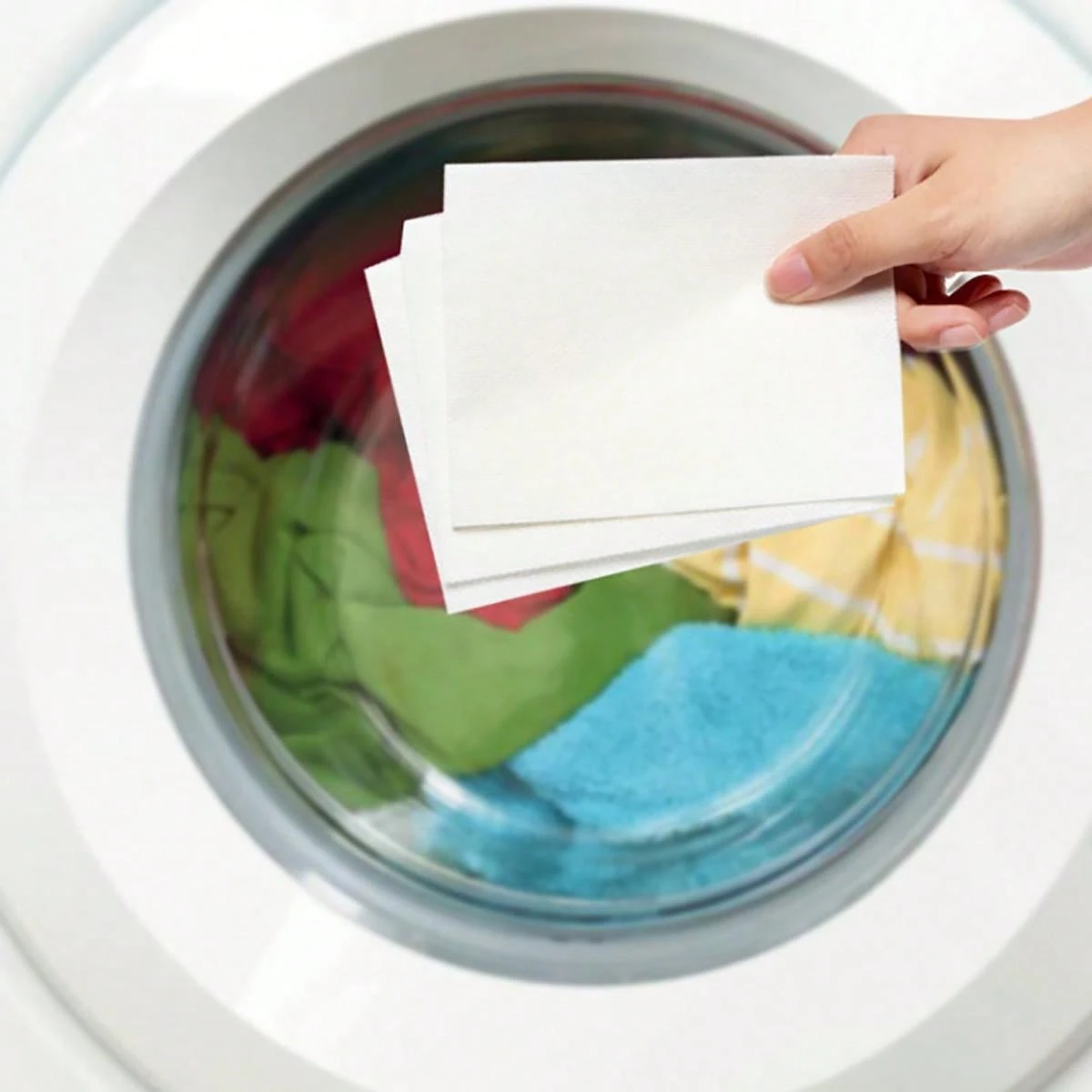 24pcs 10x14cm Washing Machine Color Absorption Sheets, Dye And Color ...