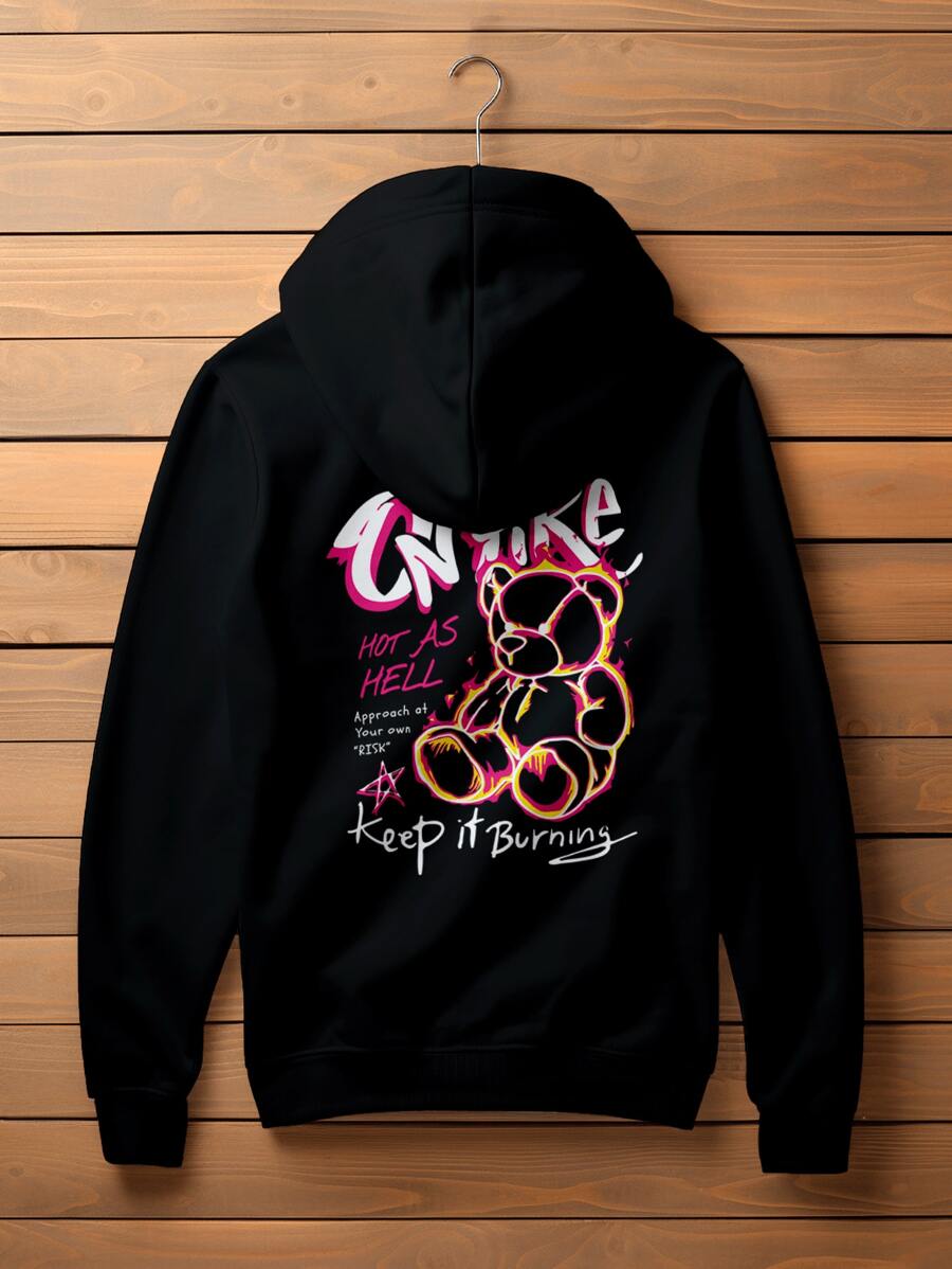 Men Sweatshirts - Black - View 1