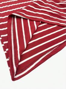 K&K FASHION Women T-Shirts - Red and White - View 6