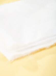 1條女款冬季圍巾,白色晚禮服大圍巾,柔軟保暖 - 白色 - 查看 6