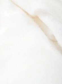 1條女款冬季圍巾,白色晚禮服大圍巾,柔軟保暖 - 白色 - 查看 5