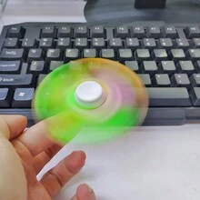 1pc New Style Panda Design Silicone , Cross-border Spinner Toy For Teenagers - Royal Blue - View 5