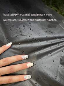 1入黑色防曬、防雨、防塵聚酯纖維單車套,適用於山地車、摩托車、自行車外套 - 黑色 - 查看 4