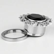 1 đôi Đúng mốt Thép không gỉ & Retro Ren Gauges tai Dành Cho Nam Và Nữ Mặc hàng ngày - Bạc - Xem 2