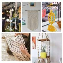 1Roll/100M 109Yards Width 2mm Two Shares Macrame Cord Rope String DIY Sewing Wedding Decor Rope Ribbon Craft Accessories - Orange - View 6