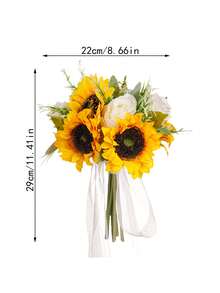1pc Sunflower Bouquet - Yellow - View 4