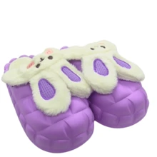 Small Plush Rabbit Slipper Offer - Lila - Übersicht 3