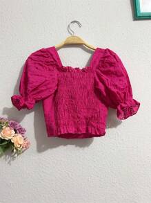 Women Tops - Màu Hồng Tươi - Xem 2