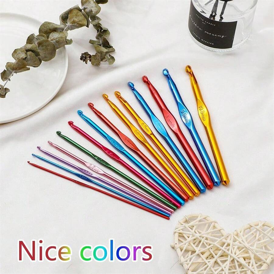 1 Set De Ganchos De Crochet Multicolor - Multicolor - Ver 1