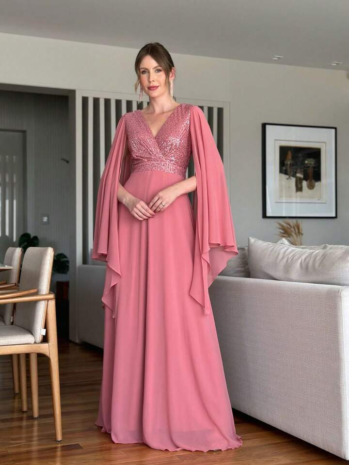 Vestido Rosa Canela Vestidos Longos Vestido Rosa Madrinha Aluguel