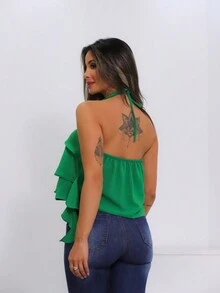 Women Tank Tops & Camis - 綠色 - 查看 7