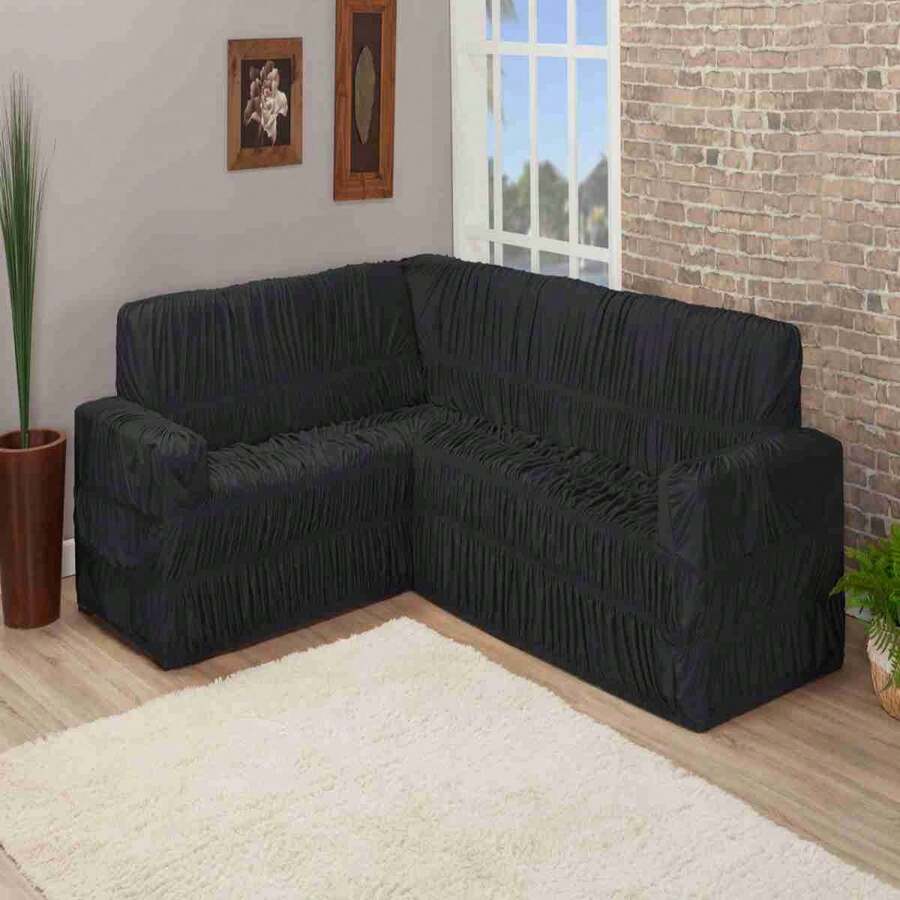 Sofa Covers - 黑色 - 查看 1