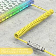 C01-Yellow Flexible Durable TPU Material Aluminum Case Cable - Yellow - View 8