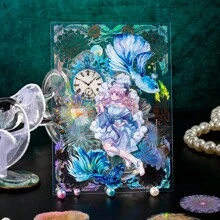 have a good day 1包20入浪漫煙火主題貼紙,diy裝飾藝術品用品,個性化文具用品(6款隨機發貨),適用於學校/筆記本