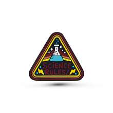 1入(件)「science Rules」搪瓷徽章針,時尚三角形胸針/識別繩/袖釦/背包徽章,學生/科學家收藏的首選配飾 - A3-P091 - 查看 7