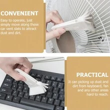 3入組無死角電風扇、百葉窗、汽車空氣出風口、除塵清潔刷、差距清潔工具