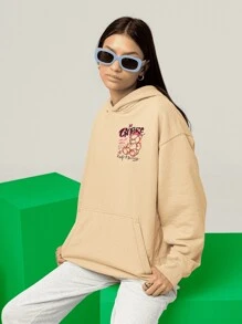 Men Sweatshirts - Màu Khaki - Xem 5