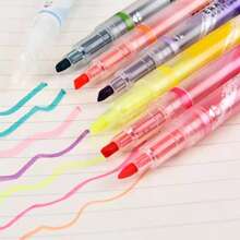 7 Packs Of Erasable Highlighter Markers - Black - View 5