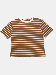 K&K FASHION Women T-Shirts - Rust Brown - View 3