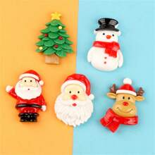 1个创意3D圣诞冰箱贴，节日个性化装饰，营造节日氛围 - 彩色 - 查看 1