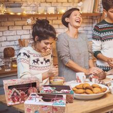 9 件姜饼主题圣诞礼品盒 - 彩色 - 查看 11