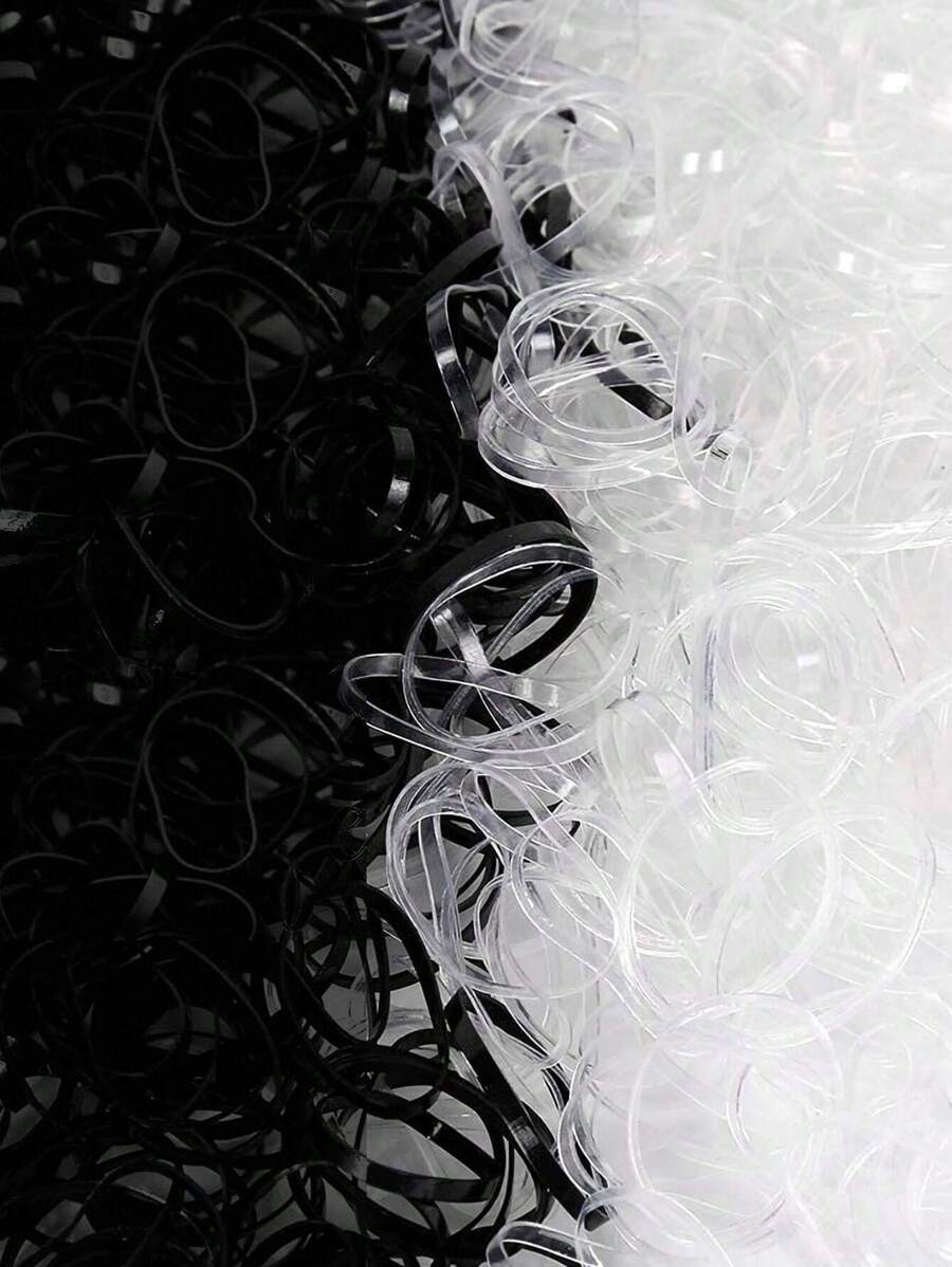 300pcs Mini Hair Ties Elastic Bands Rubber Bands For Adult Hair, Braids