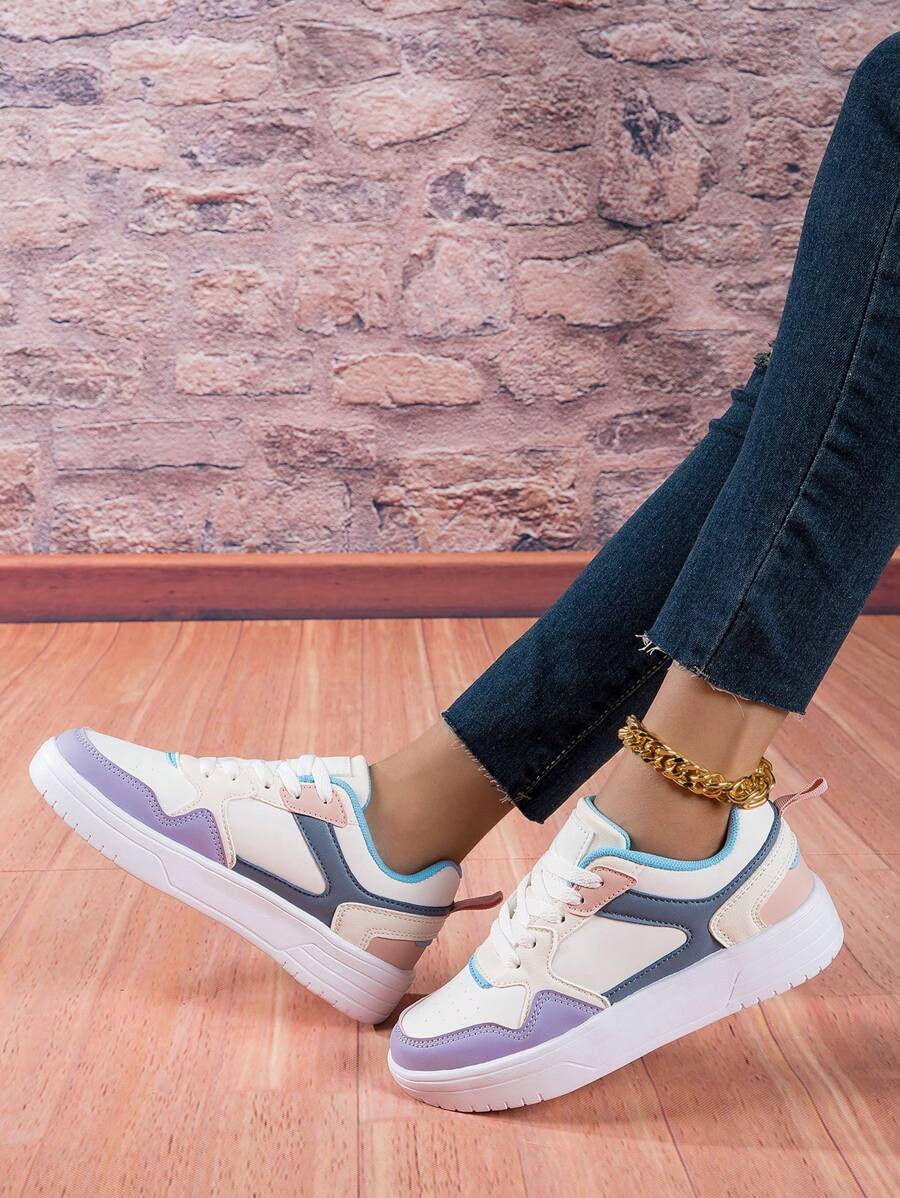 多色運動鞋,適用於通勤,散步,時尚及學生校園運動鞋