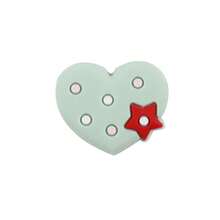 10pcs Silicone Chew Beads For Diy Jewelry Making With Heart Shaped Design And Thread Hole - Multicolor - View 7