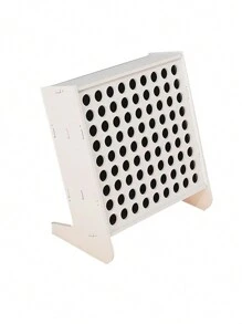 1個大容量81個插槽的麥克筆架,採用傾斜插入設計,可作為學生鉛筆、筆、蠟筆、畫筆的桌面文具組織者;1個垂直式45個插槽的文具收納盒 - 白色 - 查看 7