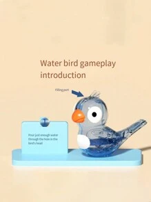 1pc Bird Whistle Water Toy, Random Color - Blue - View 2