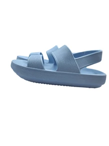 Women Flat Sandals - Blue - View 1