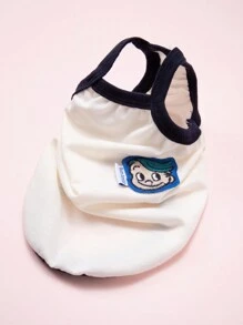 夏季寵物狗冷卻透氣無袖背心,適用於像博美,比熊,泰迪,約克夏梗等小狗,貓等 - 杏色 - 查看 4