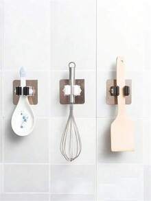 4入組pp拖把架,簡單的掛在牆上的拖把和掃帚架