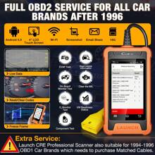 Launch X431 Elite Obd2掃描儀適用於奧迪,全系統雙向診斷掃描工具,完整重置汽車故障碼讀取器,自動vin,電池註冊,鑰匙編程,終身免費更新 - 橘色 - 查看 6