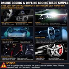 Launch X431 Elite Obd2掃描儀適用於奧迪,全系統雙向診斷掃描工具,完整重置汽車故障碼讀取器,自動vin,電池註冊,鑰匙編程,終身免費更新 - 橘色 - 查看 3