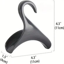 10入組拱形手提包掛鉤,節省空間,適用於肩背包、領帶、圍巾、帽子、腰帶、披肩、衣櫃、衣櫥等