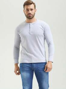 Men T-Shirts - 灰色 - 查看 5