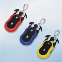 1個高爾夫球手雙刻度記分員,比賽高尔夫计分器带钥匙扣,高尔夫配件 - 藍色 - 查看 3