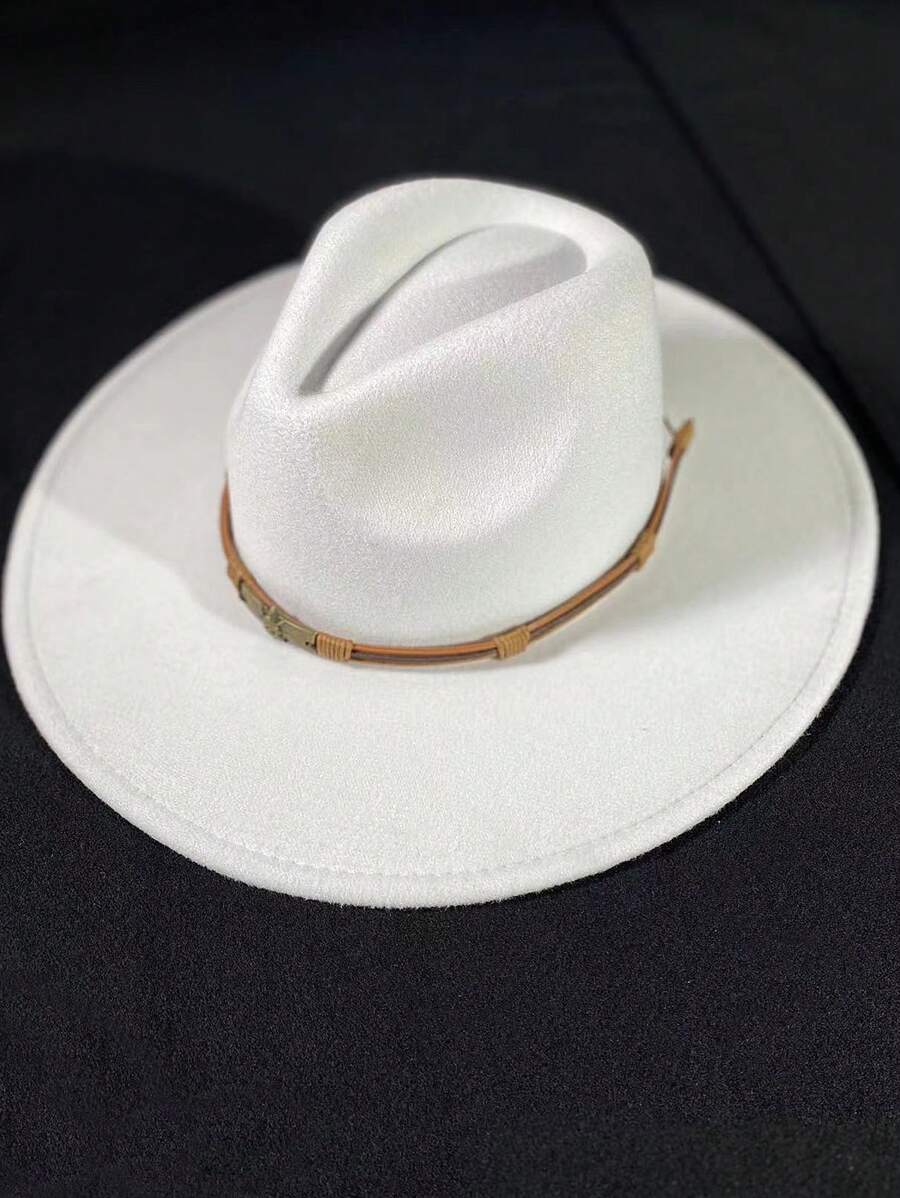 件秋冬女式時尚彩色雷射捲邊西部牛仔帽嘻哈風格男女節慶必備帽