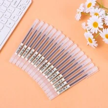 30 支簡約設計 0.5 毫米黑色中性筆考試學習用,霧面質感 - 黑色 - 查看 1