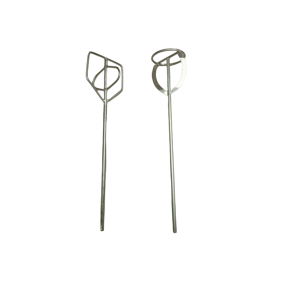 2pcs Mixing Sticks For Grout, Mortar, Handheld Cement Mixer Drill Bit
